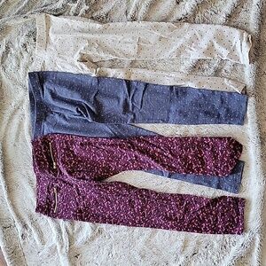 GIRLS Bundle of 3 Leggings, H&M Crew Cuts, size 8 Vintage